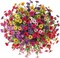 Artificial Hanging Flowers with Basket – UV Resistant Faux Silk Daisy & Bougainvillea Outdoor Porch Decor for Home, Patio, Garden & Indoor Hanging Plant Decoration